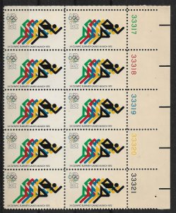 1972 USA Sc1462 15¢ Olympic Games, Munich  MNH PB10