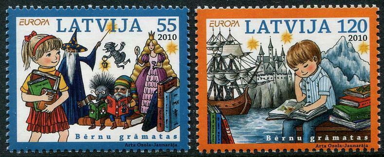 HERRICKSTAMP LATVIA Sc.# 758-59 Europa 2010 