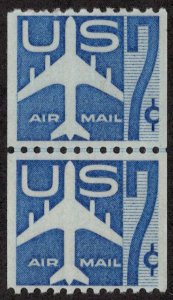 US #C52 LINE PAIR,  VF/XF mint never hinged, wonderfully fresh, Choice!