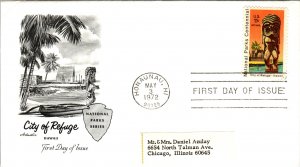 US C84 City of Refuge Artmaster Label FDC