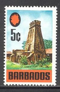 Barbados 332 mint never hinged SCV $ 0.25 (RS)