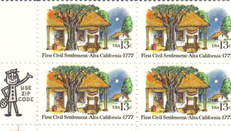 Scott US # 1725, MNH Use Zip Code block of 4