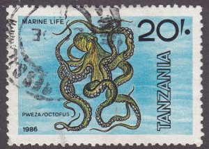 Tanzania 331 Octopus 1986