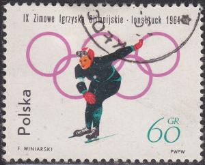 Poland 1201 Olympic Speed Skating 1964