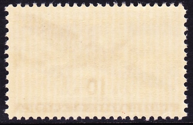 Scott C27, XF-Superb Unused NH, 10c Violet, Perforation Crease at Bottom