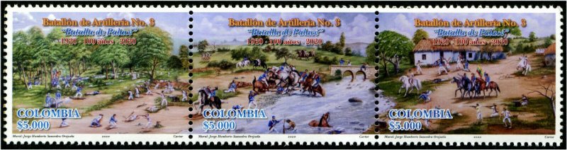 HERRICKSTAMP NEW ISSUES COLOMBIA Battle of the Palace Centenary