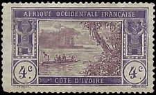IVORY COAST   #44 MH NO GUM (1)