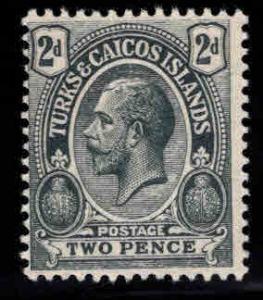 Turks and Caicos Islands Scott 27 MH* from 1913-16 KGV set