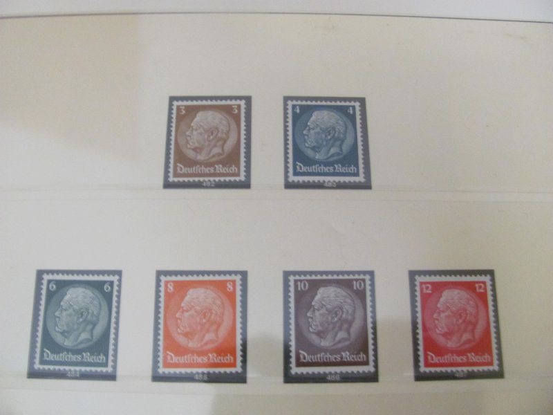 Germany 1933 MNH SIGNED SCHLEGEL SC 401-414  VF/XF 1100 EUROS (174)