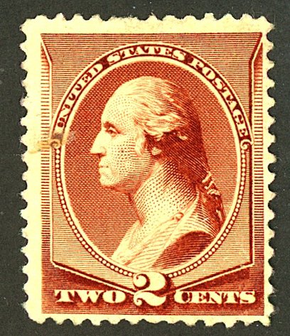 U.S.  #210 MINT NG SML CREASE THIN ON REVERSE