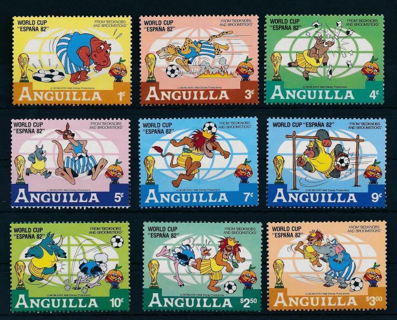 [22102] Anguilla 1982 Disney World Cup Football Spain MNH