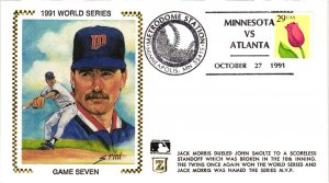 1991 World Series Twins - Braves– Zaso Silk Cachet