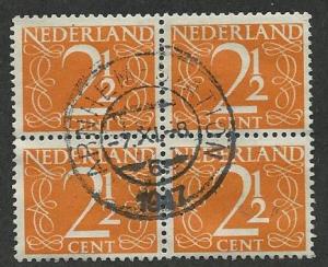 Netherlands  Scott 284  Used