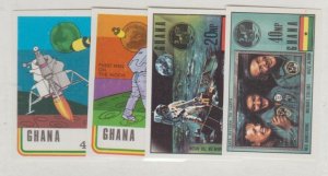 Ghana Scott #386-389 Imperf Stamps - Mint NH Set