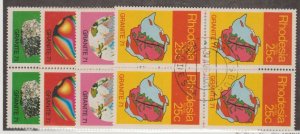 Rhodesia Scott #310-313 Stamps - Used Set of Blocks