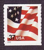 3632A Flag self-adhesive coil single