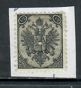 BOSNIA AND HERZEGOVINA 1894 1/2 BLACK UNUSED