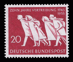 Germany, FRG 1955 Sc 733 MNH German Expatriation, 10 years