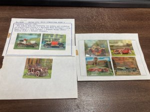 KAPPYSTAMPS BHUTAN #128A-G CLASSIC AUTOMOBILES MINT SET 3-D  DV11