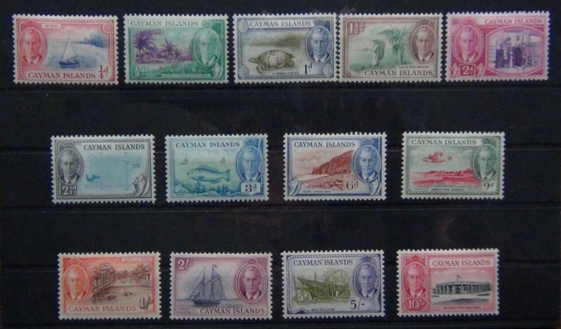 Cayman Islands 1950 set to 10s MM SG135 - SG147
