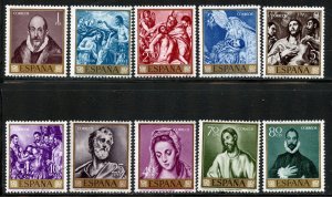 Spain # 973-82, Mint Never