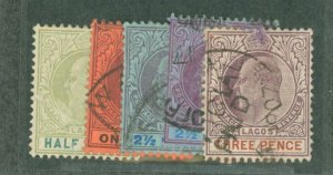 Lagos #40-1/43/43a/44 Used Single