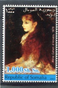 Somalia 2002 RENOIR Irene Cahen d'Anvers Stamp Perforated Mint NH