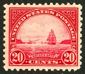 U.S. #567 MINT OG HR