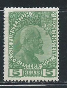 Liechtenstein 1a 5h Prince single MLH