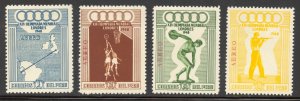 Peru Scott C78-C81 Unused LHOG - 1948 London Olympic Games - SCV $30.75