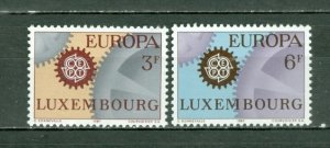 LUXEMBOURG 1967 EUROPA #449-450 SET MNH...$1.00