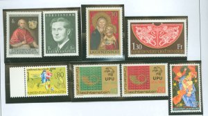 Liechtenstein #512/542/549-552/570 Mint (NH) Single (Sports)