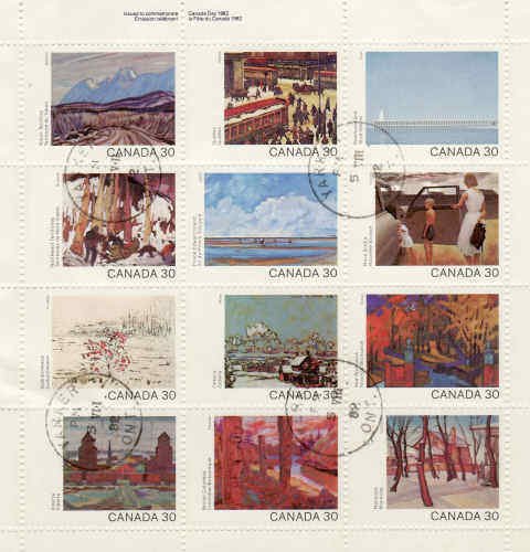 Canada 1982 Canada Day Souvenir Sheet, #966a Used