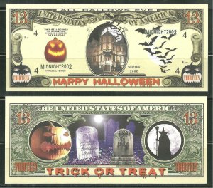 Happy Halloween Novelty Bill Sheet