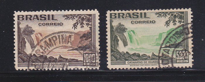 Brazil 455-456 Set U Iguacu Falls