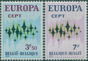 Belgium 1972 SG2271-2272 Europa set MNH