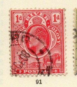 Orange Free State 1900s Ed VII Issue Fine Used 1d. NW-170259