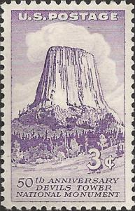 # 1084 MINT NEVER HINGED DEVIL'S TOWER