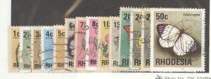 Rhodesia (1965-1978) #328/345 Used Multiple