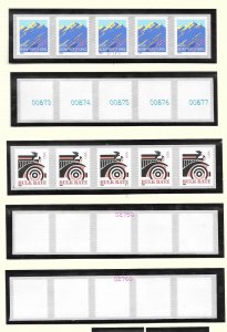 My Page #29 - Page of MNH 5c Mountains, 10c Auto Collection / Lot