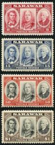 Sarawak SG146/9 1946 Centenary Set of M/Mint