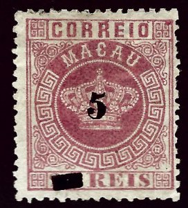 Macau SC#22 Mint NG as issued F-VF hr SCV$32.50...A Wonderful Island!