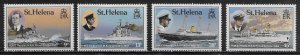 St Helena Scott #'s 475 - 478 MNH