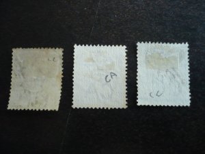 Stamps - Cape of Good Hope - Scott# 24,26,27 - Used Part Set of 3 Stamps