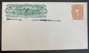 Min Mexico Postal Stationery Cover Express Wells Fargo