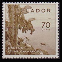 ECUADOR 1955 - Scott# 601 Isls View 70c LH