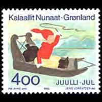 GREENLAND 1993 - Scott# 265 Christmas Set of 1 NH