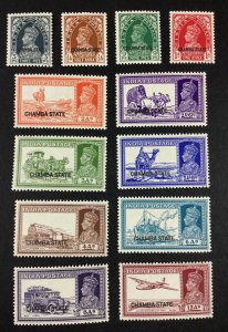 MOMEN: INDIA NABHA SG #82-93 1938 MINT OG NH £282++ LOT #67982