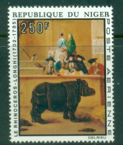 Niger 1974 Europ Afrique Painting Rhinoceros Muh