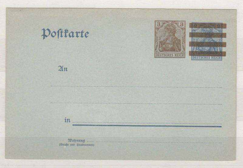 Germany Deutsches Reich 3pf Postal Card (Pre-Cancelled?) J3798